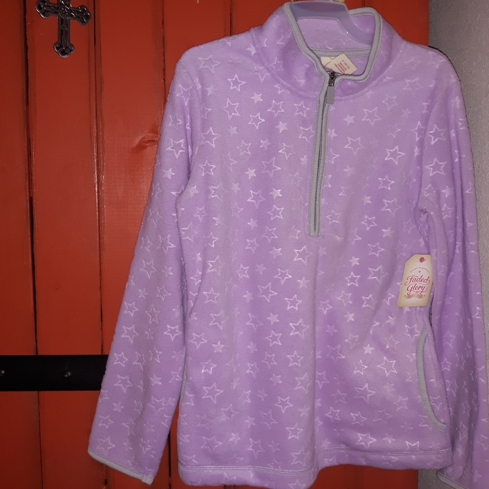 Fleece sweater with stars (New)